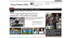 Desktop Screenshot of kenyalondonnews.org